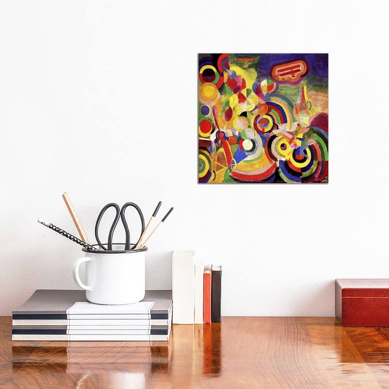 iCanvas "Homage to Bleriot" by Robert Delaunay Canvas Print Bed Bath